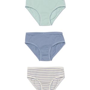 HEMA HEMA Kinderslips Katoen - 3 Stuks Blauw (blauw)