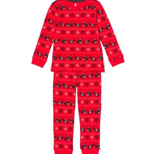 HEMA HEMA Takkie En Siepie Kinderpyjama Rood (rood)