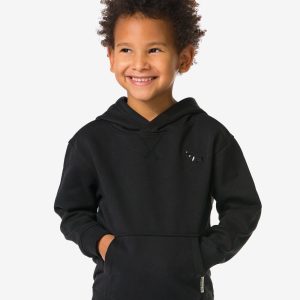 HEMA HEMA Takkie Kinderhoodie Sweatstof Zwart (zwart)