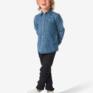 HEMA HEMA Kinderbroek Skinny Fit Zwart (zwart)