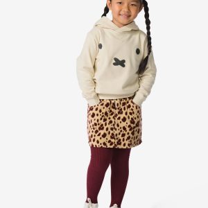 HEMA HEMA Kinderrok Corduroy Dierenprint Zand (zand)