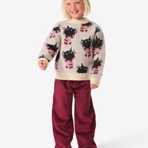 HEMA HEMA Kinderlegging Corduroy Wijnrood (wijnrood)