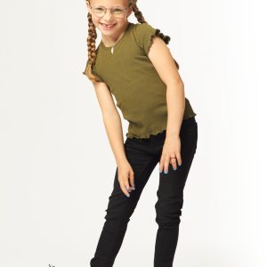 HEMA HEMA Kinder Jeans Skinny Fit Zwart (zwart)