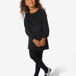 HEMA HEMA Kinderjumpsuit Glitter Zwart (zwart)