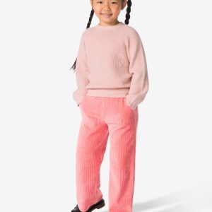 HEMA HEMA Kinderbroek Corduroy Roze (roze)