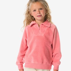 HEMA HEMA Kindertrui Corduroy Roze (roze)