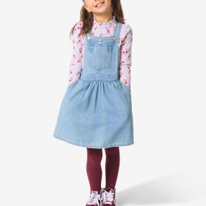 HEMA HEMA Kinderjurk Overgooier Lichtblauw (lichtblauw)