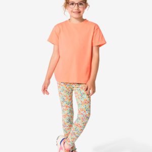 HEMA HEMA Kinderlegging Rib Bloemen Multi (multi)