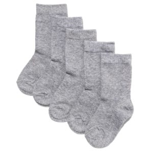 HEMA HEMA Kindersokken - 5 Paar Grijsmelange (grijsmelange)