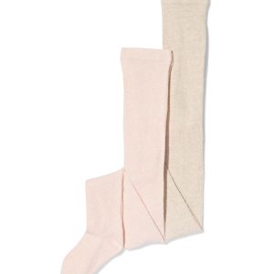 HEMA HEMA Kindermaillot Structuur - 2 Stuks Lichtroze (lichtroze)