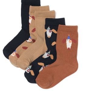 HEMA HEMA Kindersokken Hond - 5 Paar Lichtbruin (lichtbruin)