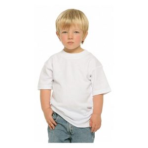 Set van 3x stuks kinderkleding Witte kinder t-shirts, maat: XS (110-116)