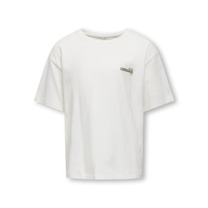Kids ONLY zomer t-shirt S/S meisjes - loose fit - off wit - Koghelen