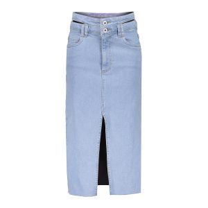 Frankie & Liberty Zomer jeans rok meisjes - licht blauw - Midi