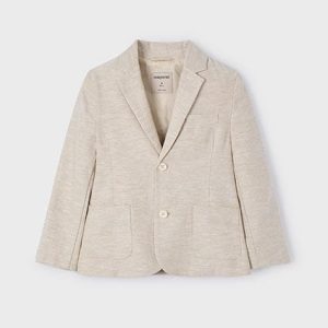 Mayoral Zomer blazer linnen jongens - zand
