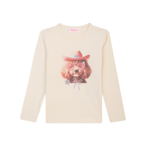Someone winter t-shirt meisjes - donker beige - longsleeve - Daphne