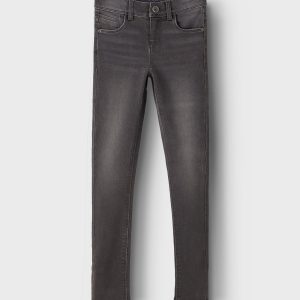 Name it winter jeans broek meisjes - donker grijs - skinny fit - NkfPolly