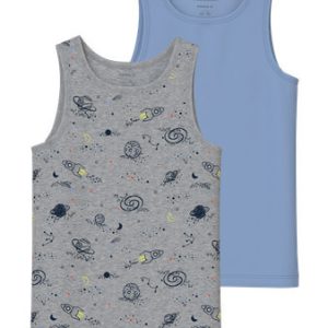 Name it winter ondergoed jongens - grijs - 2p top - NkmTank