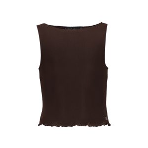 Frankie & Liberty Zomer top meisjes - bruin - Sadee