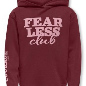 Kids ONLY winter hoodie meisjes - rood - KogDiana