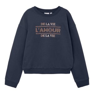 Name it winter sweater meisjes - blauw - NkfPramour