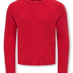 Kids ONLY winter sweater meisjes - rood - KogKatia - regular fit