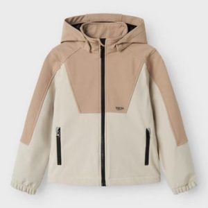 Name it winter softshell jas jongens - beige - NknAlf