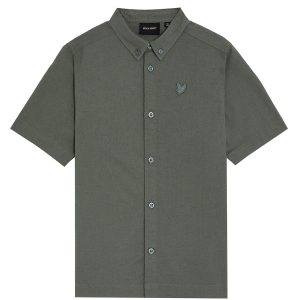 Lyle & Scott zomer blouse S/S jongens - Mercurial groen