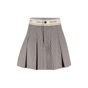 Frankie & Liberty winter rok meisjes - bruin/blauw - geruit