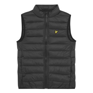 Lyle & Scott winter gilet jongens - zwart - gewatteerd