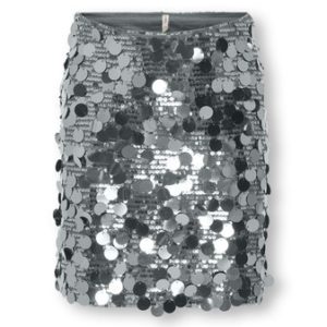 Kids ONLY winter rok meisjes - grijs - KogJadel - pailletten