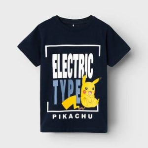 Name it zomer shirt jongens - blauw - pokemon - Nkmjemil