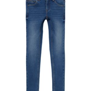 Name it zomer jeans broek meisjes - medium blauw - skinny fit - NkfPolly