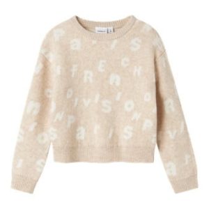 Name it winter sweater meisjes - beige - regular fit, gebreid - NkfOline