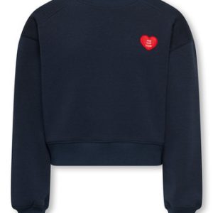 Kids ONLY winter sweater meisjes - blauw - KogEvelisa - cropped fit