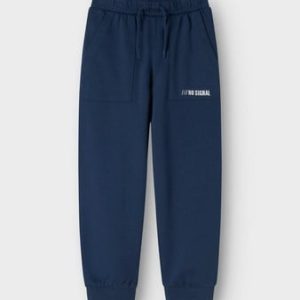 Name it winter sweat broek jongens - blauw - regular fit - NkmObie