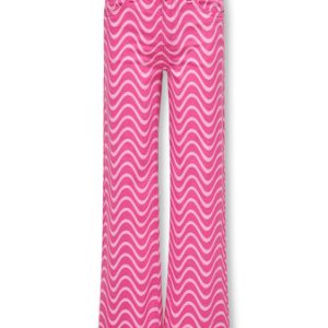 Kids ONLY zomer broek meisjes - roze, bootcut fit - Kogagnete