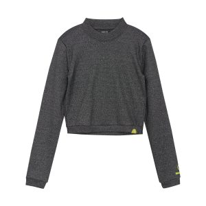 Indian Blue Jeans Winter t-shirt meisjes - zwart - longsleeve/cropped/metallic